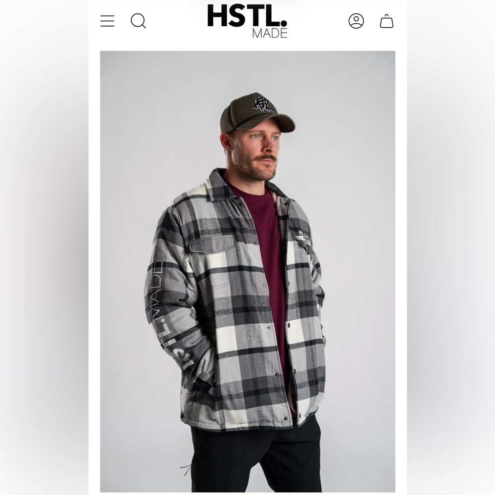 HSTL Made Fleeced Line Shacket - Picture 6 of 7